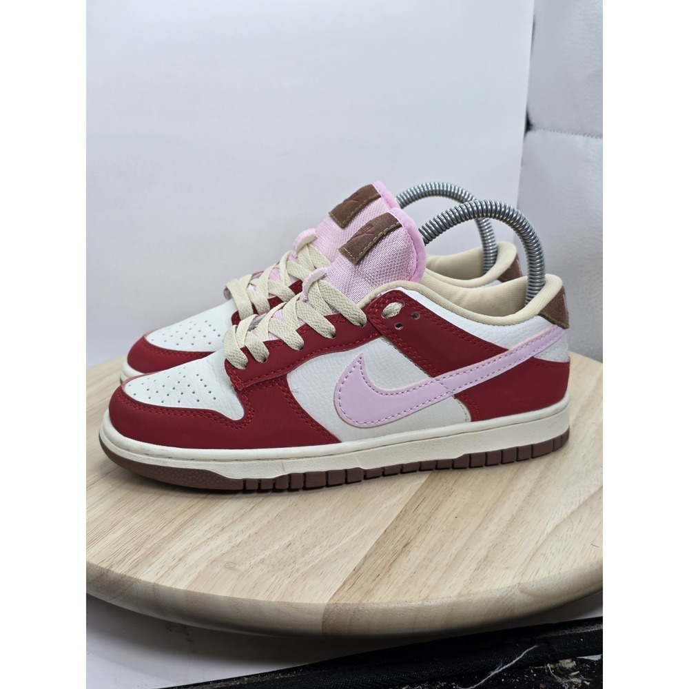 Womens Size 5.5‎ - Nike Dunk Low 'Bacon'  Red/Brown Sail FB7910-600